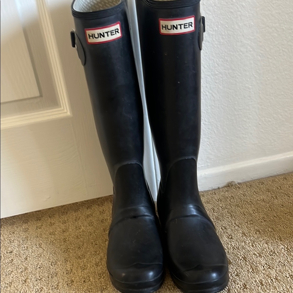Hunter Black Rain Boots